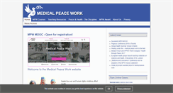 Desktop Screenshot of medicalpeacework.org